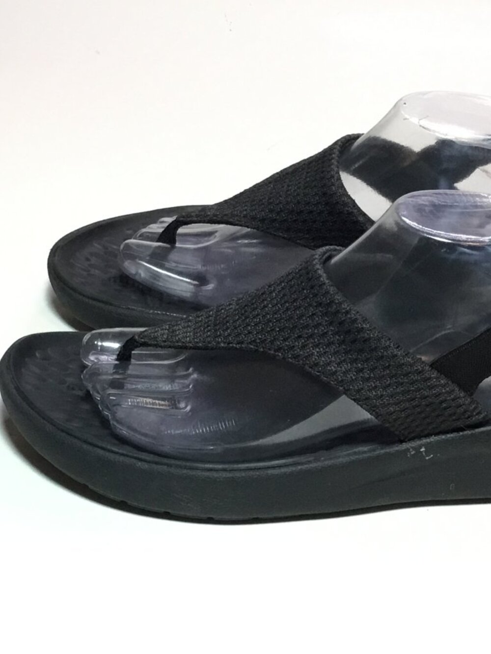 Crocs LiteRide Thong Slingback Sandals Women 9 Dark Gray Comfort LiteRide